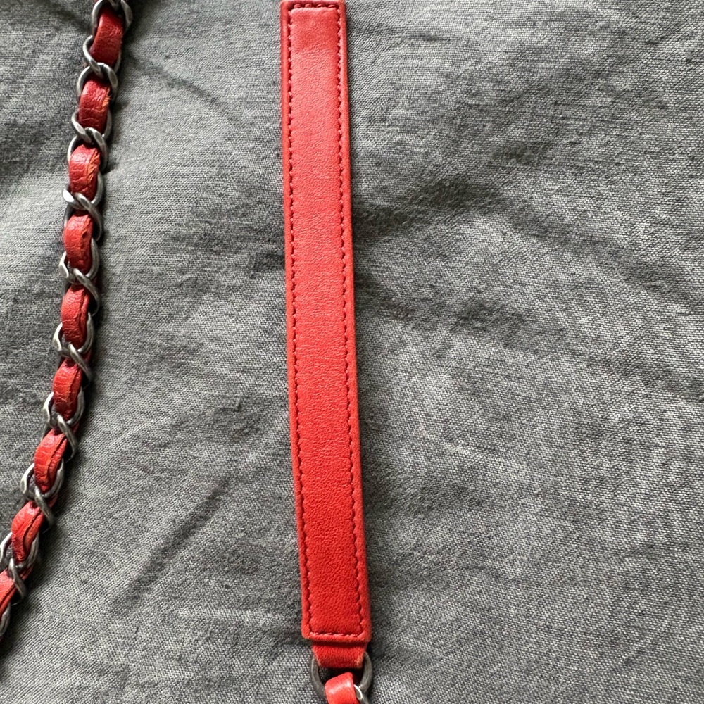 Chanel crossbody camera bag, red. - Picture 5 of 6